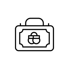 Money laundering icon simple vector symbol