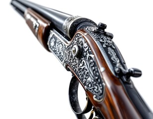 Ornate Engraved Shotgun: A Masterpiece of Gunsmithing Art