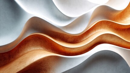 Obraz premium Elegant Wall Design in Mocha and Mousse Palette