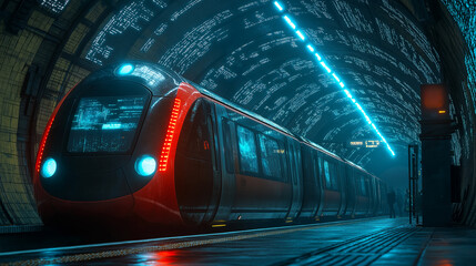 Fototapeta premium Train arriving.