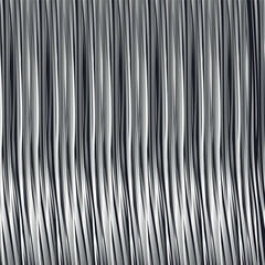 Obraz premium Dense striped art in metallic style.