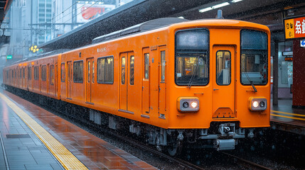 Fototapeta premium Train arriving.