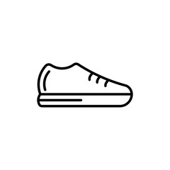 Sneaker shoe icon simple vector symbol