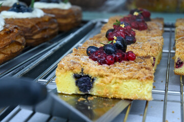 piece of cake on a plate