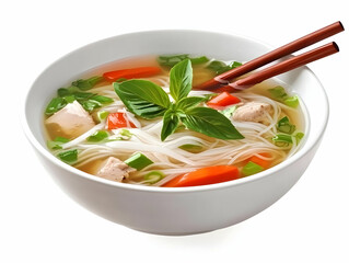 Chicken Noodle Soup with Basil Enhances Flavor and Warmth Beautifully