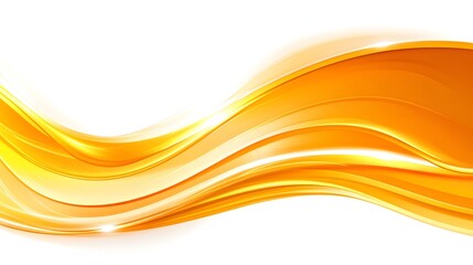 Abstract Orange Wave Background  Design Template