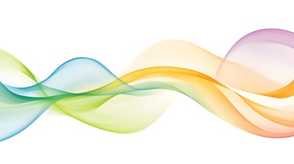 Abstract Colorful Waves  Flowing Design  Gradient Background