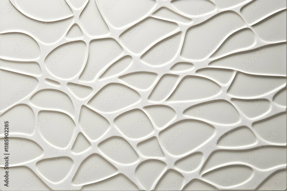 Poster white textured surface creates abstract design pattern