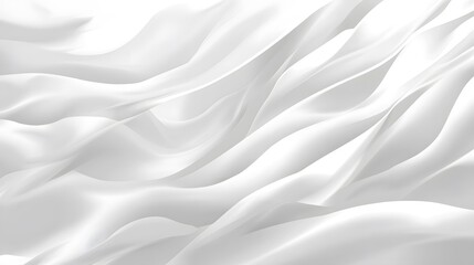 Obraz premium Abstract White Silk Drape Elegant Fabric Texture Background