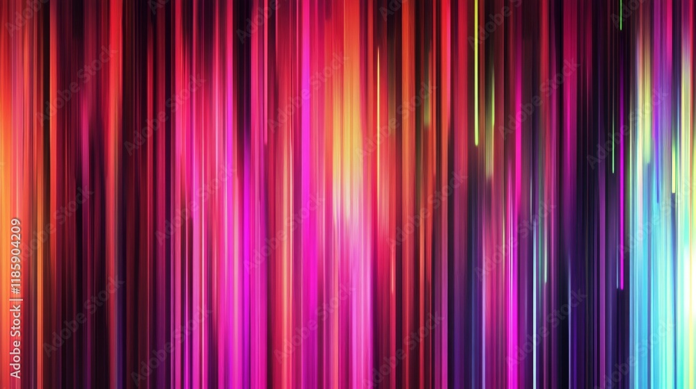 Poster colorful vertical stripes with smooth gradient patterns and texture