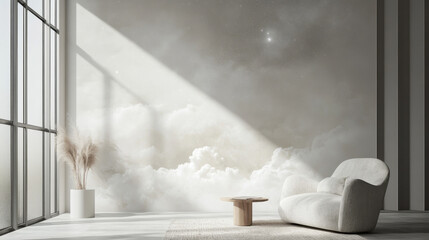 Serene Cloud Living Room 