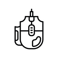 mouse icon. vector line icon for your website, mobile, presentation, and logo design.