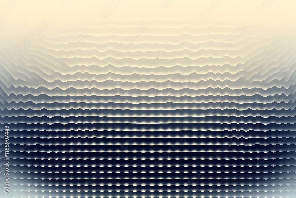 Poster abstract waves flow smoothly and gracefully in subtle motion