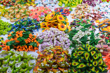 Handmade refrigerator magnets. Mexican handicrafts