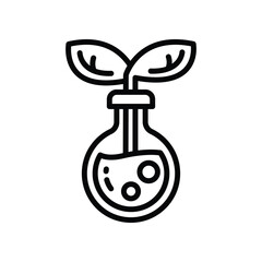 science icon. vector line icon for your website, mobile, presentation, and logo design.