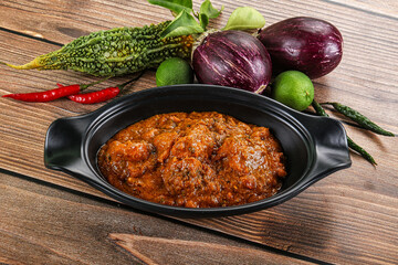 Indian cuisine - chicken masala sauce