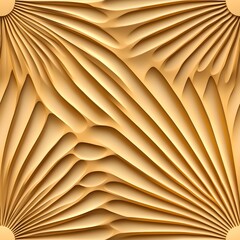 This image showcases a sophisticated abstract pattern with a gold-toned relief effect.