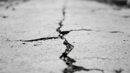 Obraz premium Close-up of a cracked, weathered surface.