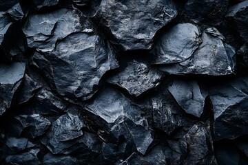 Dark stone wall texture background, outdoors, rough surface