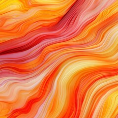Obraz premium Vibrant Abstract Lava Flow Textures in Warm Colors