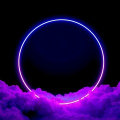 Obraz premium Abstract orange and red gradient geometric shape circle background. Modern futuristic background. Can be use for landing page, Abstract colorful orange curve background Abstract blurred gradient bac