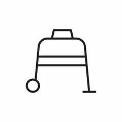 walker mobility aid icon vector sign