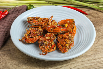 Steamed Spider crab Claws in tamatind sauce