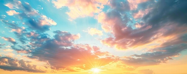 Obraz premium The sky is blue with a few clouds