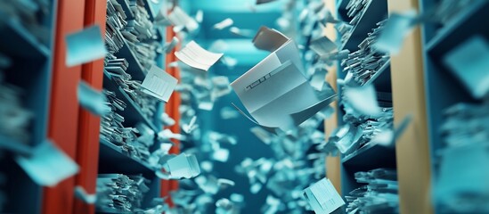 Paper Storm: A Whirlwind of Documents in an Archive