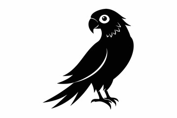 parrot  silhouette vector illustration
