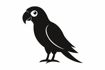 parrot  silhouette vector illustration