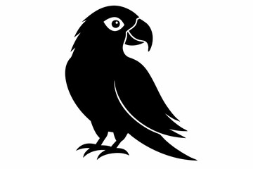 parrot  silhouette vector illustration