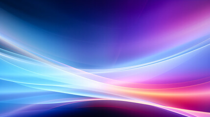 Naklejka premium Energy release background. Smooth colourful radiance on purple background.
