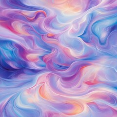 Fototapeta premium Vibrant Ink Swirls Across Colorful Canvas