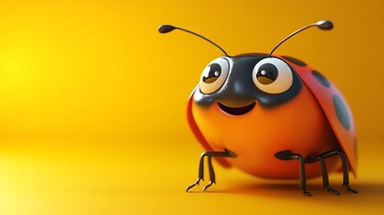 Ladybug in the garden looking very beautiful ladybug, insect, bug, ladybird, beetle, cartoon, animal, nature, vector, illustration, red, isolated, fly, white, cute, ant, summer, spring, bee, small, ma