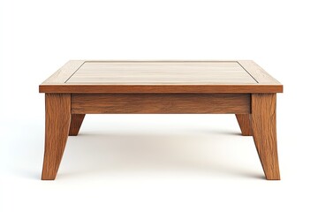 Coffee table isolated on white background