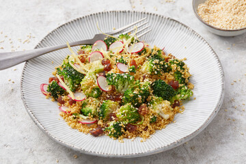 Broccoli Salad with Couscous