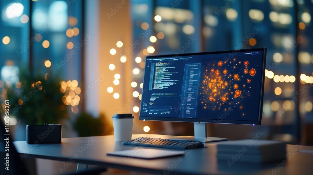 Poster night work: data visualization on a modern computer