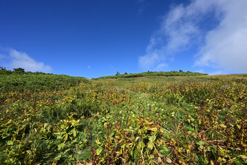 Climbing Mt. Aizu-Komagatake, Fukushima, Japan