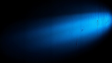 Light blue abstract background Abstract defocused background. Spring. Summer. Sea. blue neon light on a brick wall at night