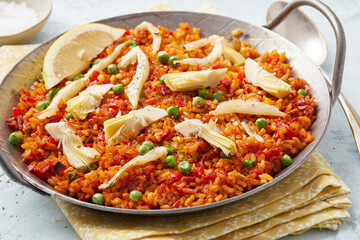 Fennel and Artichoke Paella
