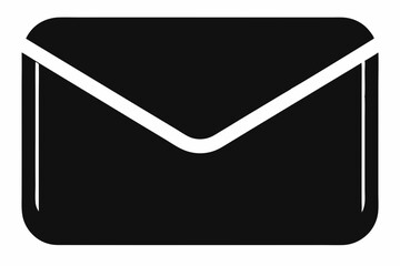 envelope  silhouette vector illustration