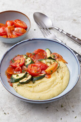 Grilled Vegetables and Polenta