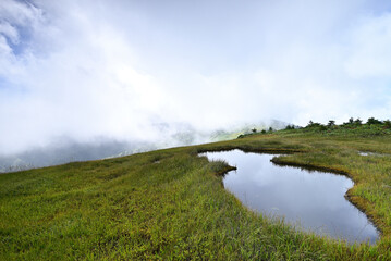Climbing Mt. Aizu-Komagatake, Fukushima, Japan