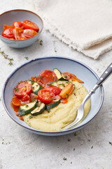 Grilled Vegetables and Polenta
