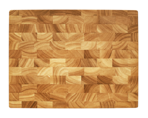 Above of end grain wood table or cutting board.for kitchenware or food menu.real photographs material