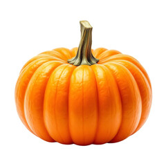 Obraz premium Vibrant orange pumpkin, perfect for fall decor or healthy food imagery.