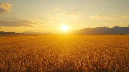 Fototapeta premium A busy farmer at a roadside vegetable stand, arranging fresh produce for customers with a smile on their face