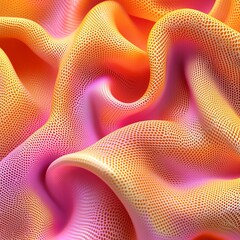 Warm Gradient Mesh with Orange and Pink Hues