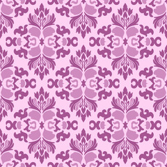 Obraz premium floral Damask Seamless Pattern ethnic Classical luxury royal Vintage, paisley elements ornament victorian seamless texture for wallpapers, textile for wallpapers 